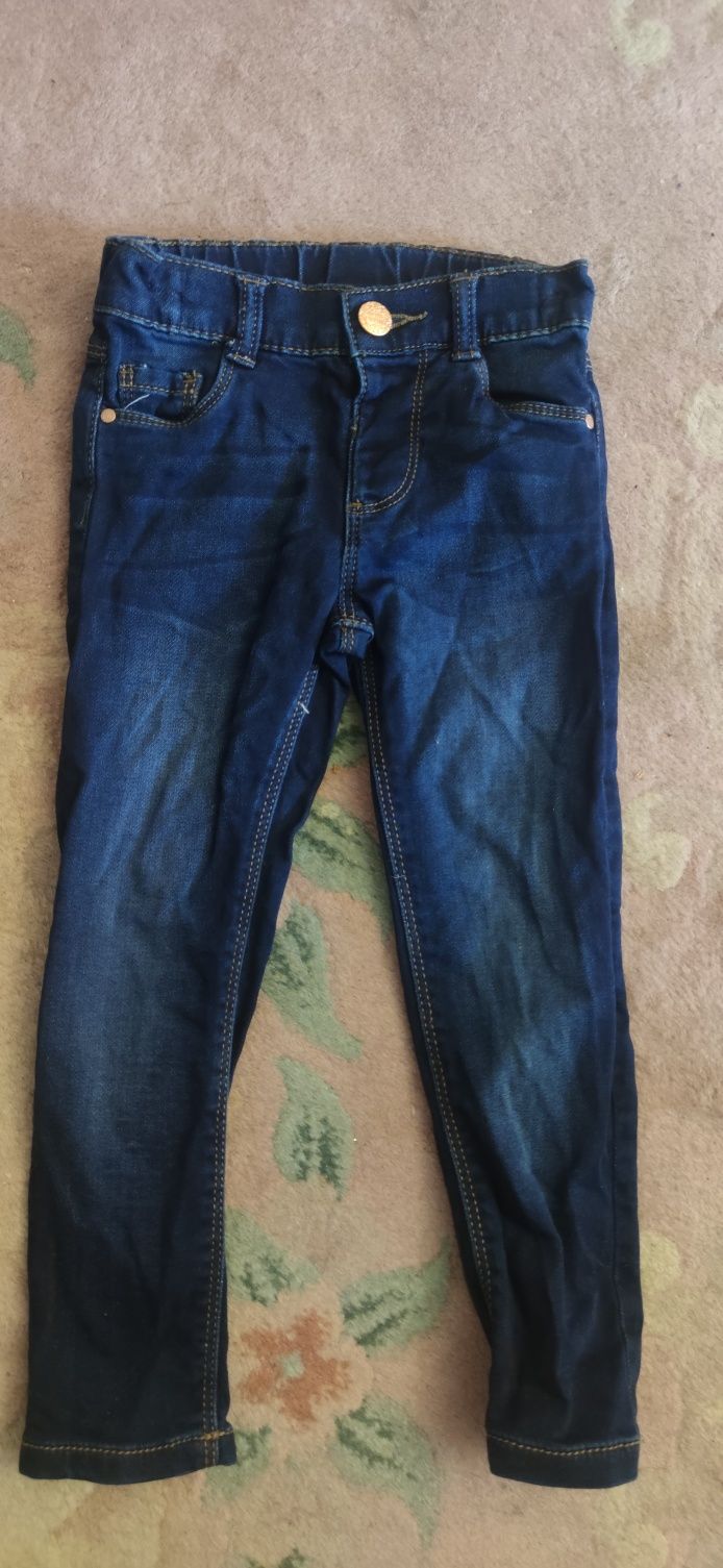 Spodnie jeansy slim dla dziewczynki 2-3 latka 98 F&F