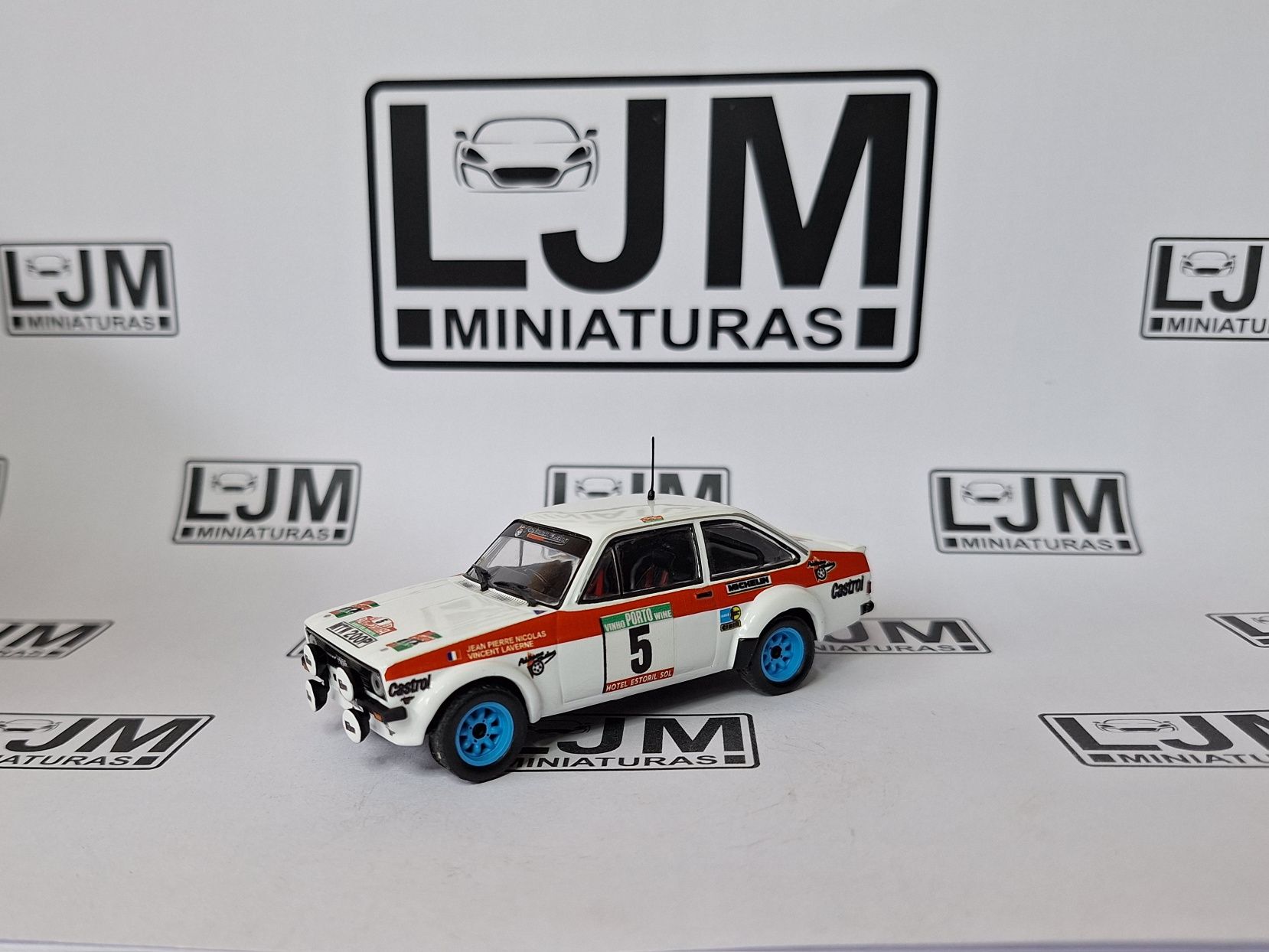 Miniatura 1/43 Ford Escort Rally de Portugal 1978