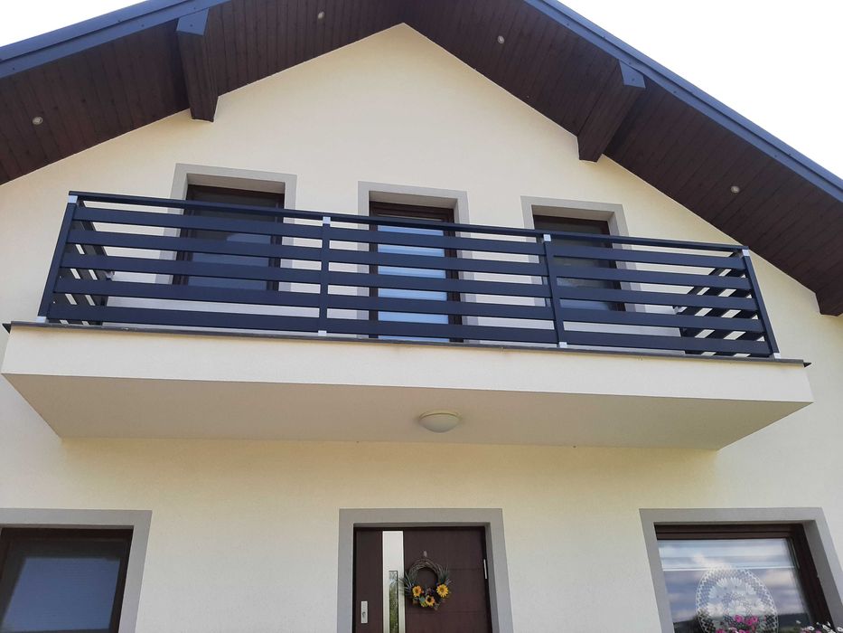 Balustrada Barierka Aluminiowa malowana proszkowo