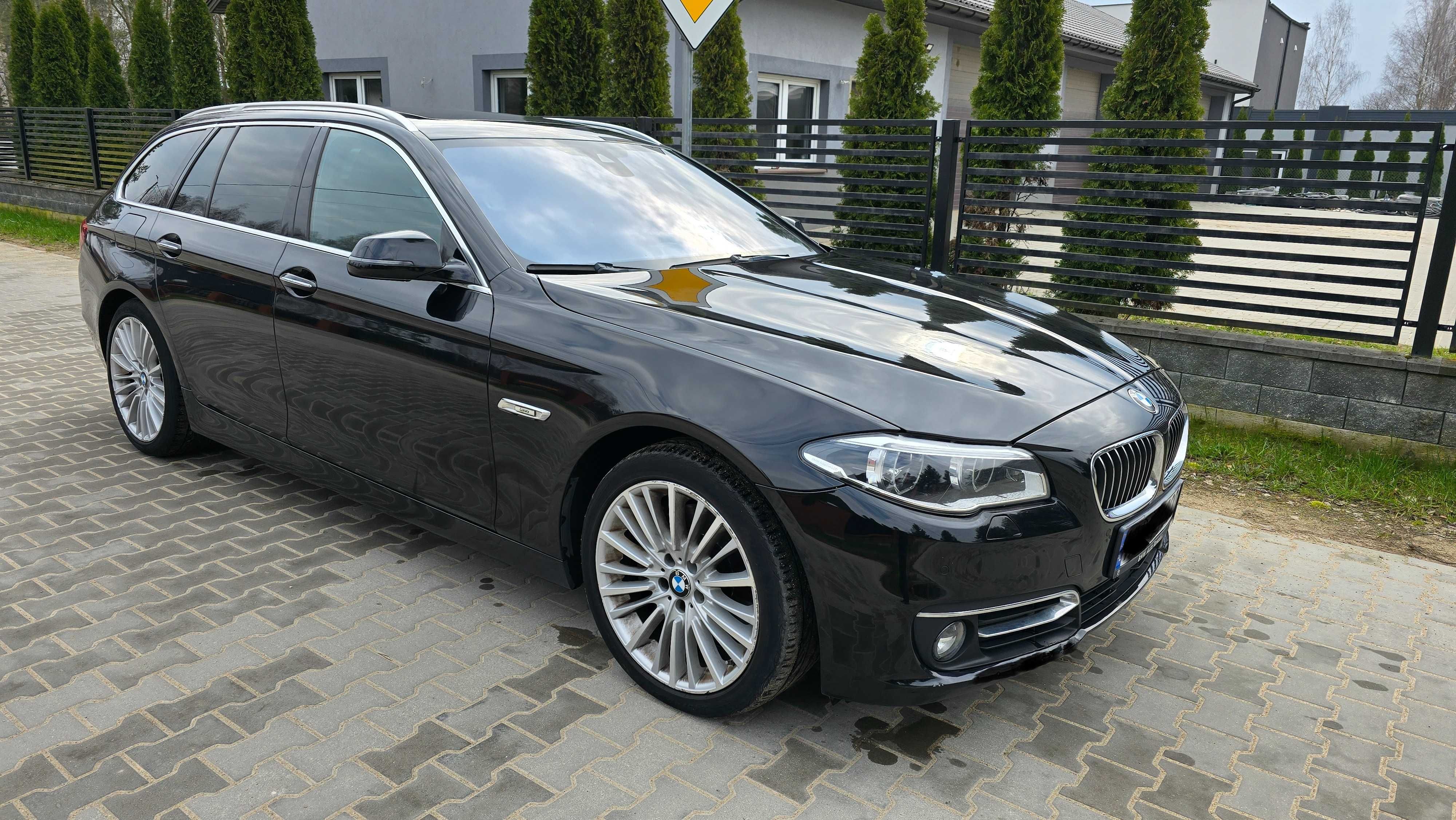 BMW 5 F11 530xd Luxury Bang & Olufsen  HUD  Dociągi Masaż