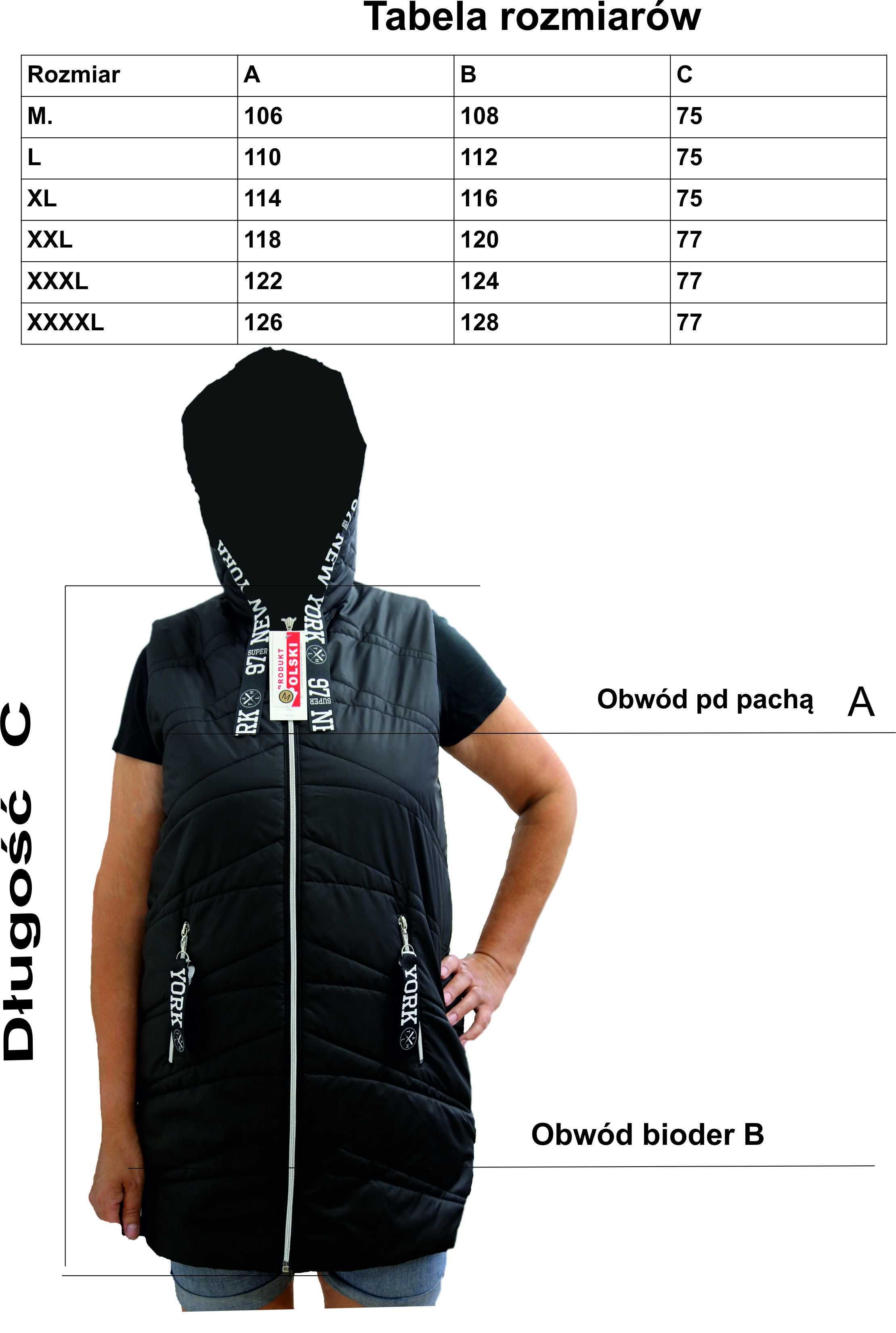 Kamizelka Damska Pikowana