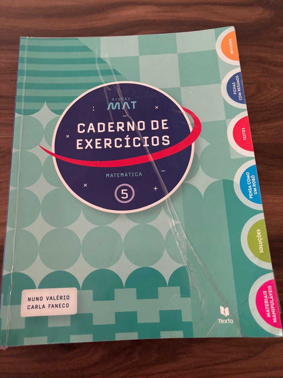 Cadernos atividades vários anos