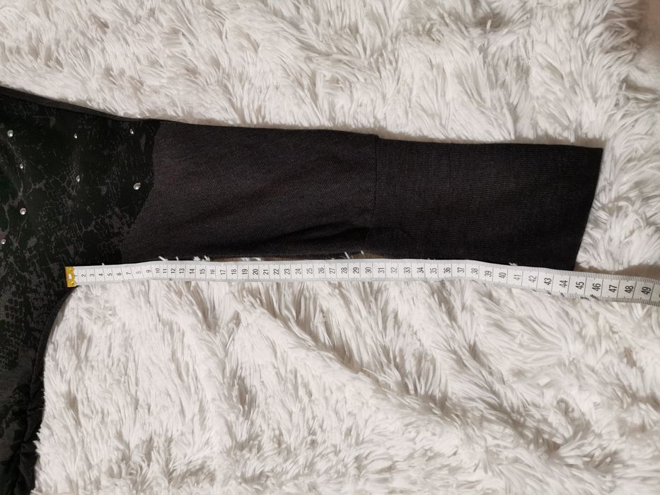 Długa tunika/sukienka ciemny szary kolor