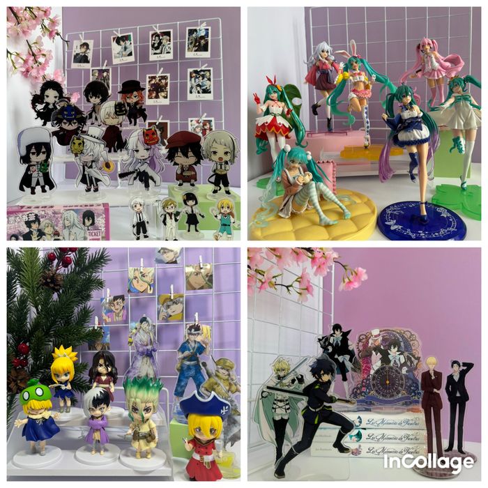 Аніме фігурки , волейбол, баскетбол футбол джоджо бліч наруто хатсуне