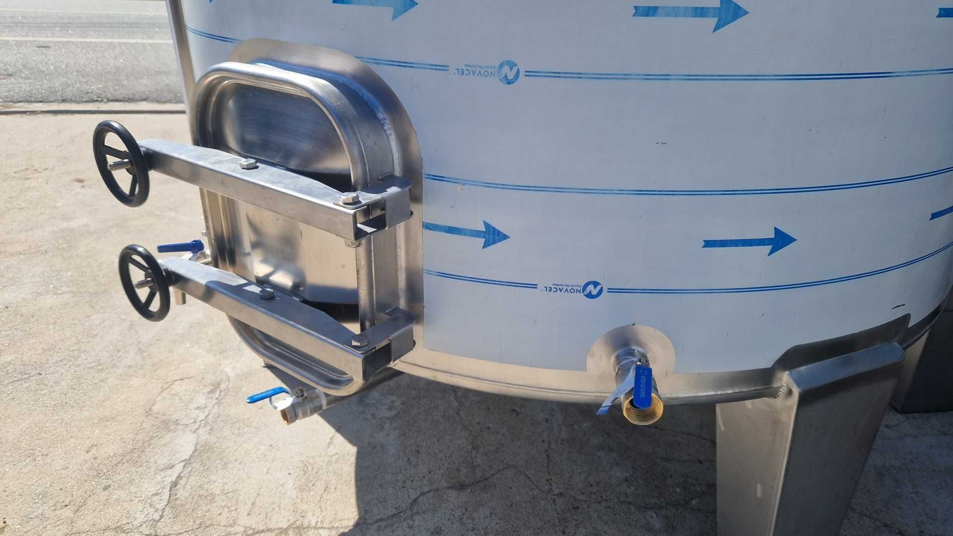 Cuba Inox Fermentação Vinho 3000 Litros 2 Portas