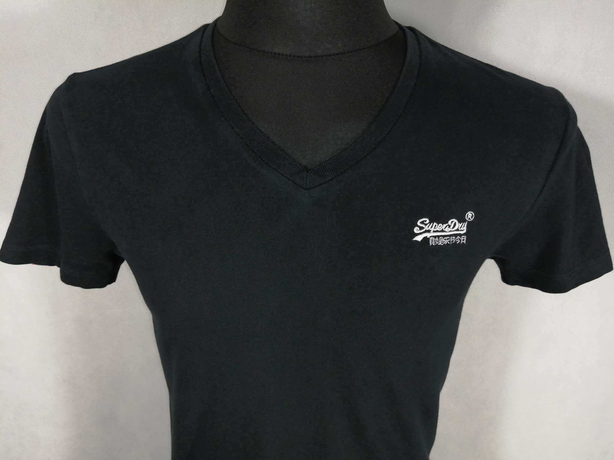 SUPERDRY Vintage Orange Label Koszulka Męska S Oryginalna Super Stan