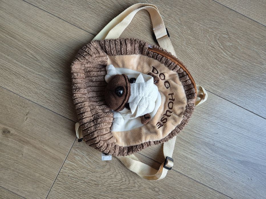 Plecak miś piesek z materiału