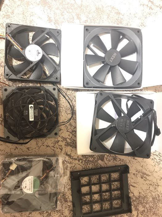 Вентелятор Sunon 120мм 12в 4проводной 2,76вт NZXT 140  и другие