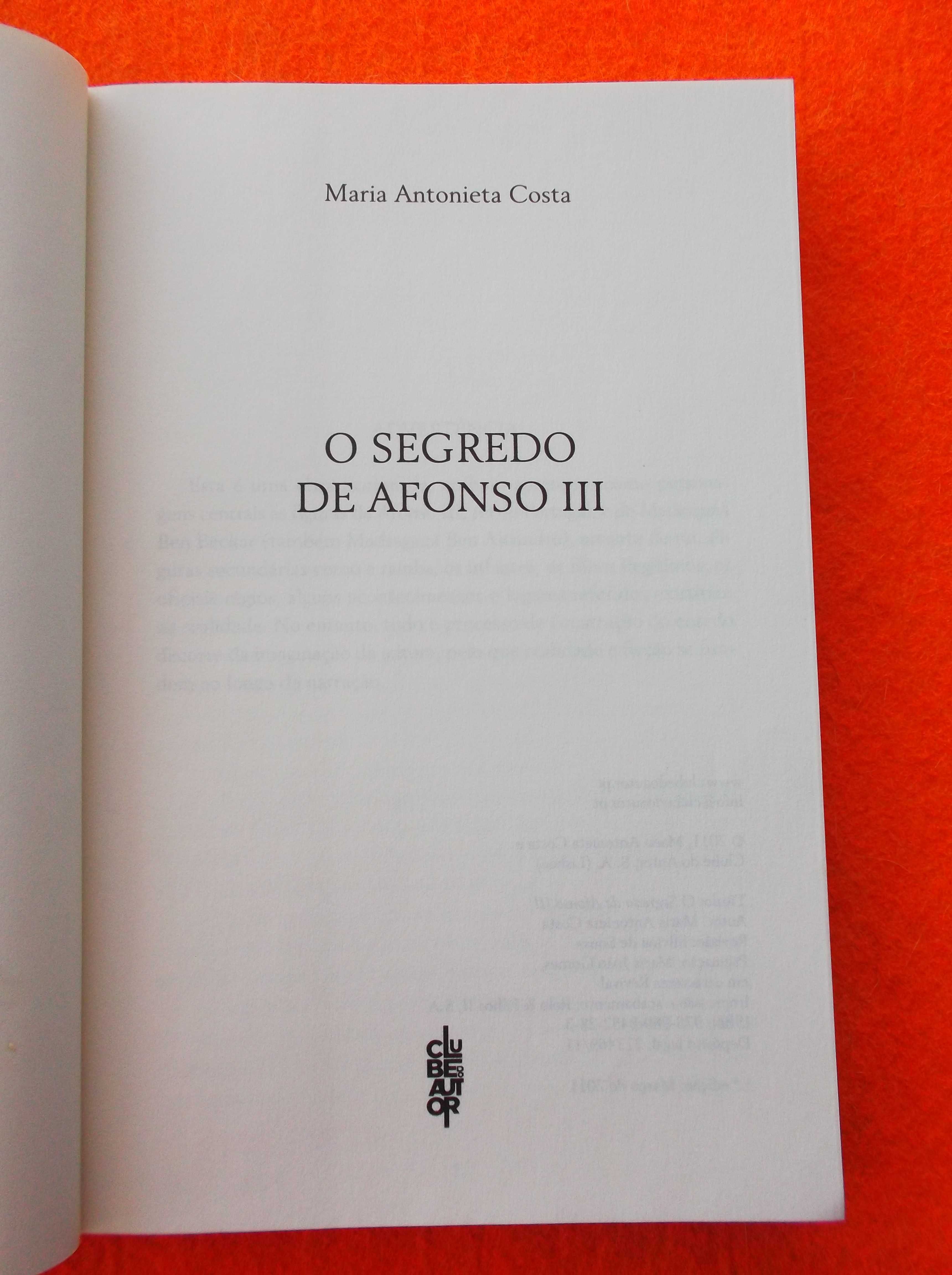 O Segredo de Afonso III - Maria Antonieta Costa