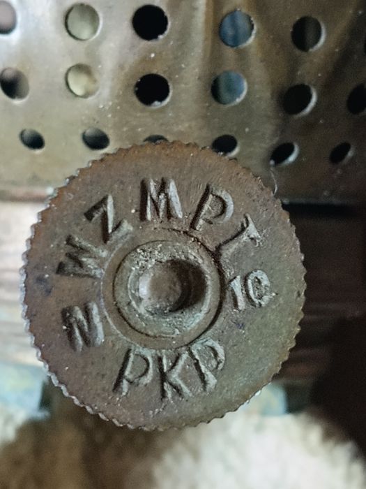 PKP. Lampa naftowa, kolejowa, vintage.