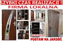 DRZWI WEJŚCIOWE do mieszkania, zewnętrzne, wewnątrzklatkowe z montażem