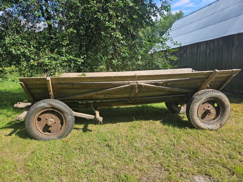 Wóz konny drewniany