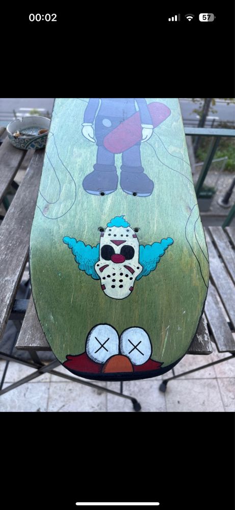 Tábua de skate personalizada