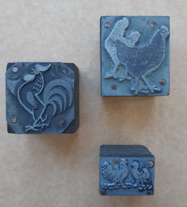 Moldes/Carimbos de Tipografia para Impressão em Offset