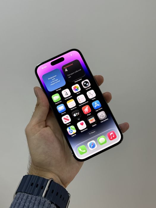 iPhone 14 Pro 256 Gb Deep Purple Neverlock АКБ 89% Физ Сим