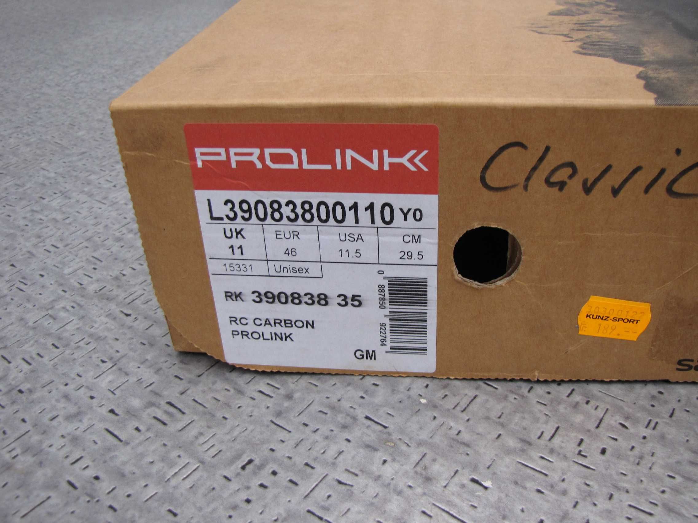 Topowy but biegowy SALOMON RC CARBON eu 46/29,5 cm. Prolink! Nowe!