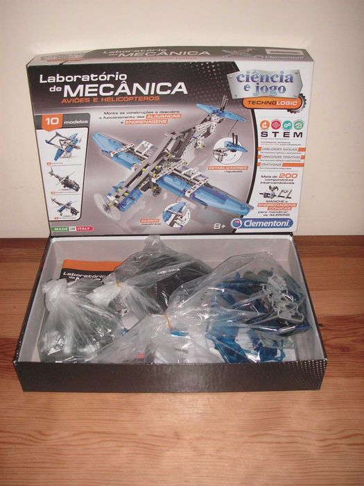 Laboratório Mecânica Aviões e Helicópteros da Clementoni