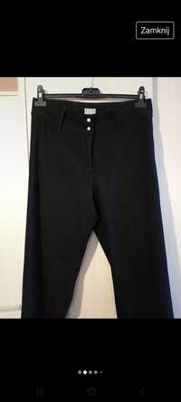 Spodnie czarne wysoki stan szeroką nogawką L/XL Sofi