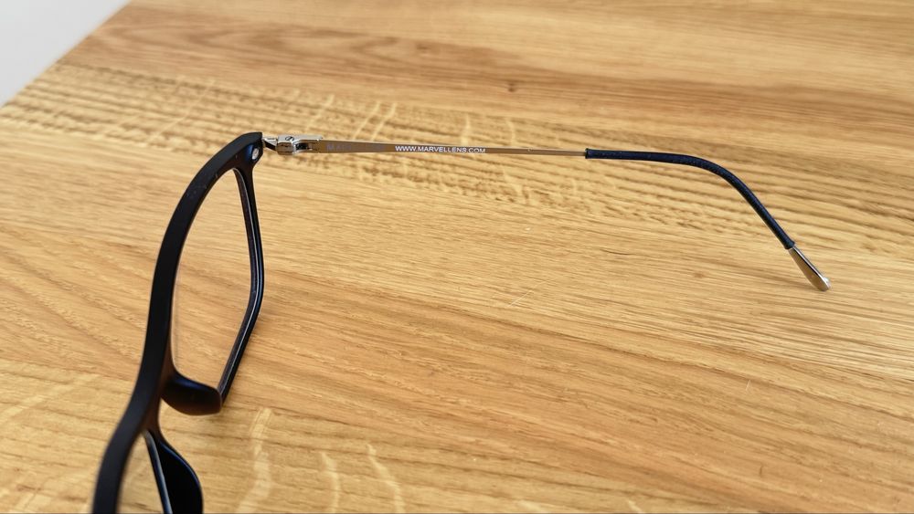 Okulary Marvellens meskie z filtrem światła niebieskiego zerówki nowe