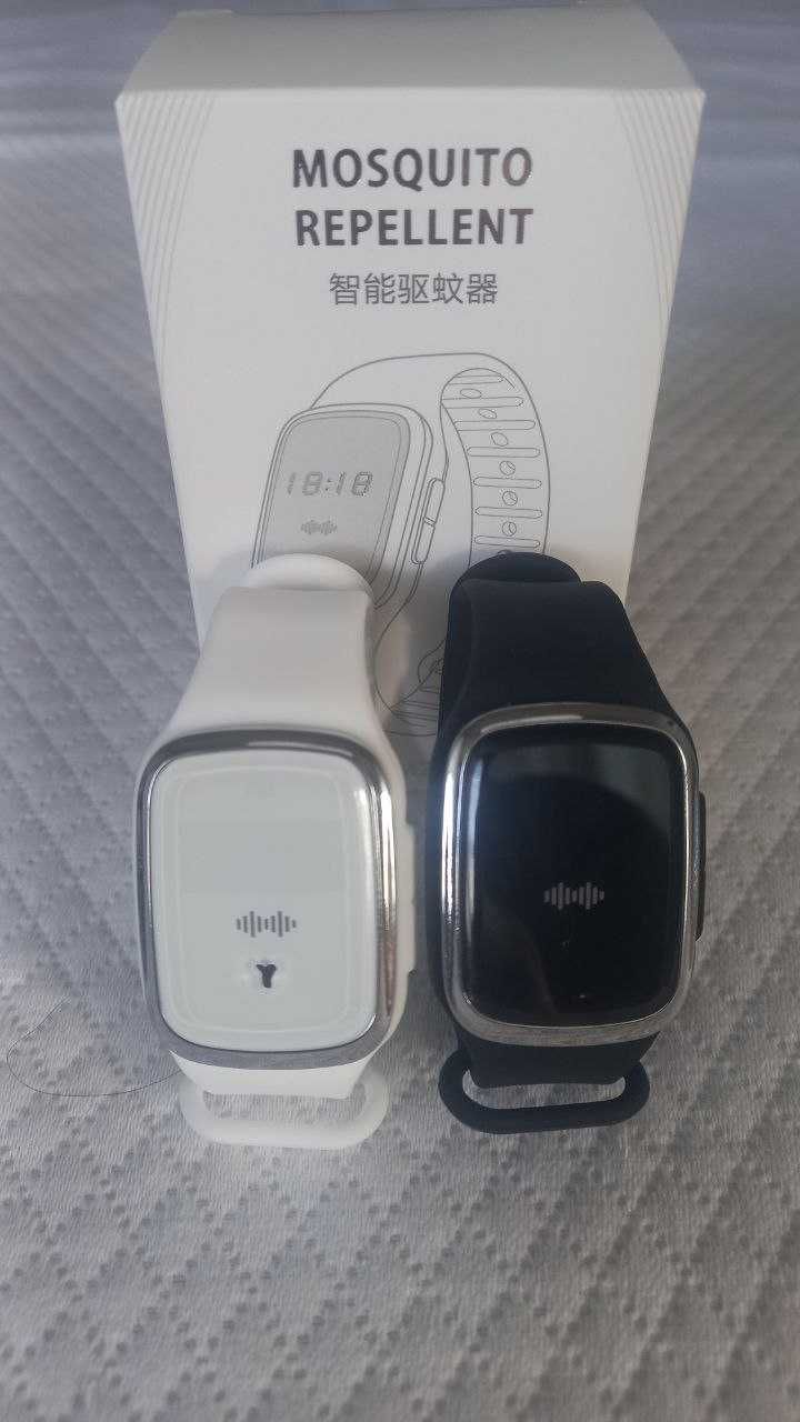 Ультразвуковой браслет, Часы-репелентт от комаров, USB