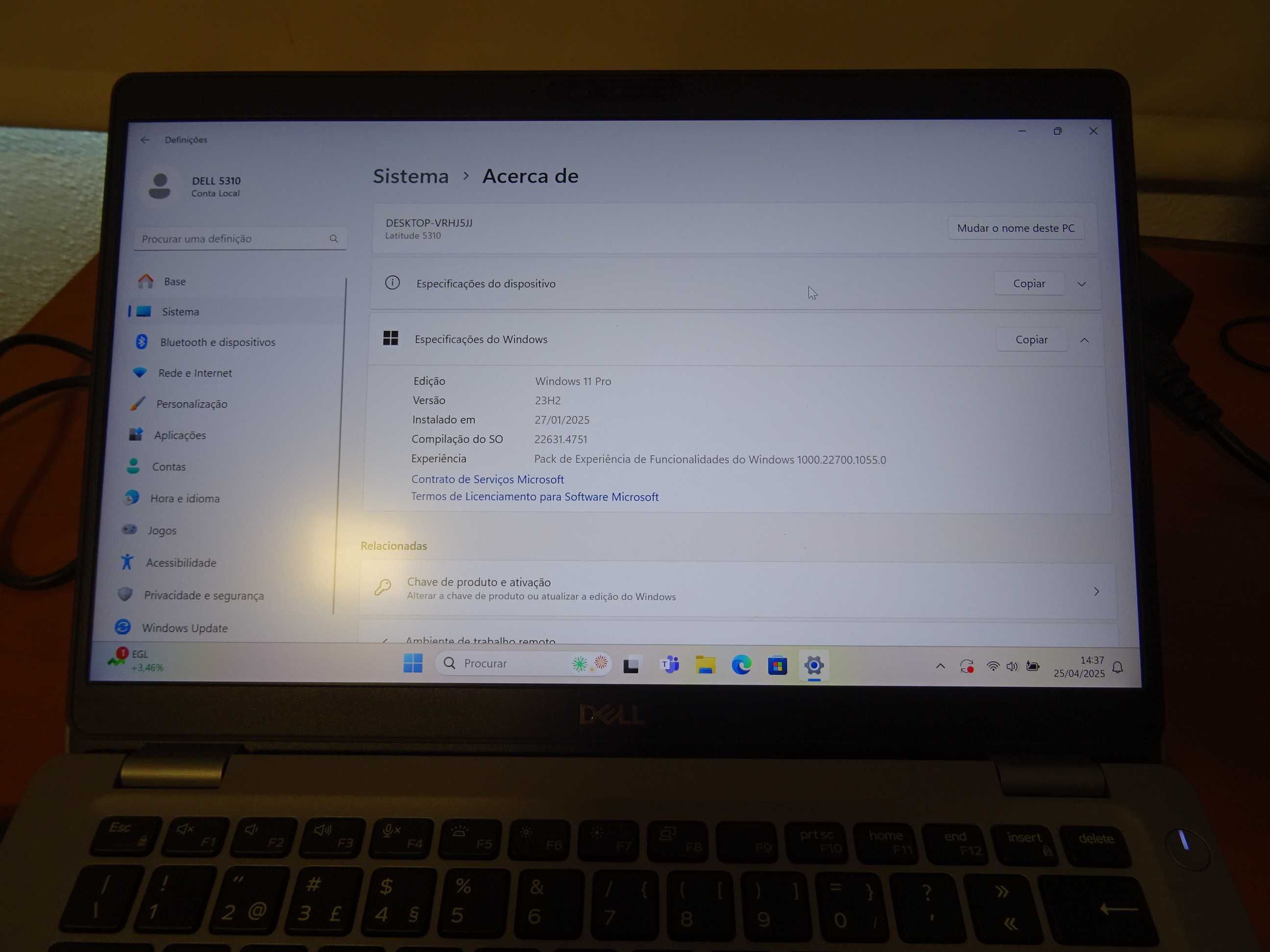 DELL Latitude 5310 - i5-11ªgen; 16gb/256gb; FHD 13.3