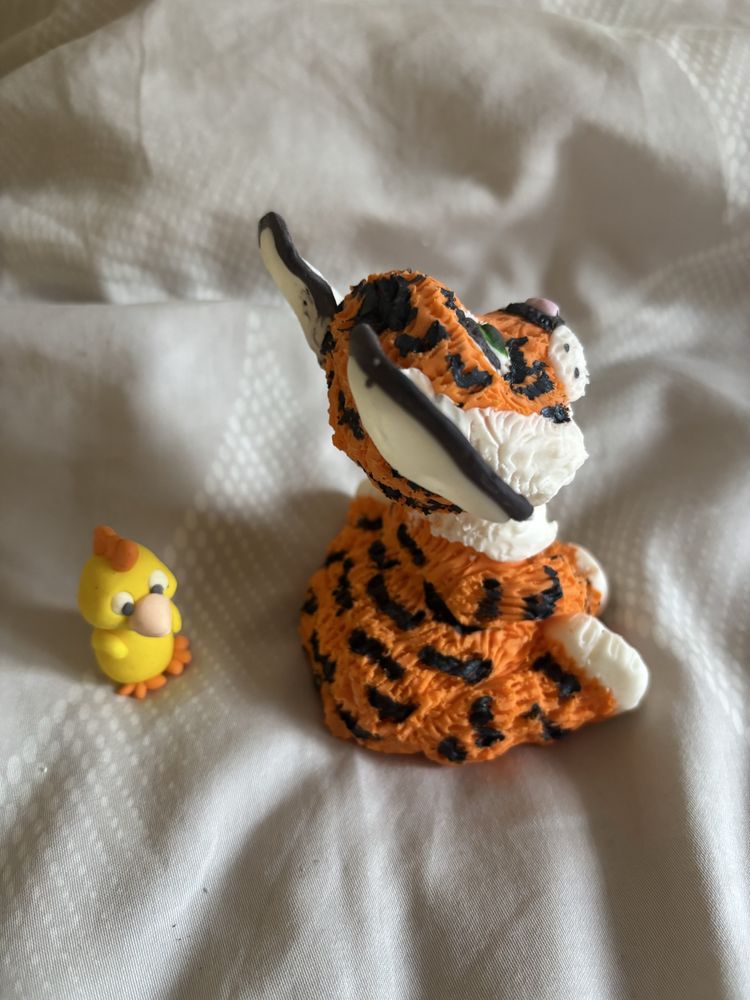 Tygrysek + kurczaczek na tort figurki urodziny