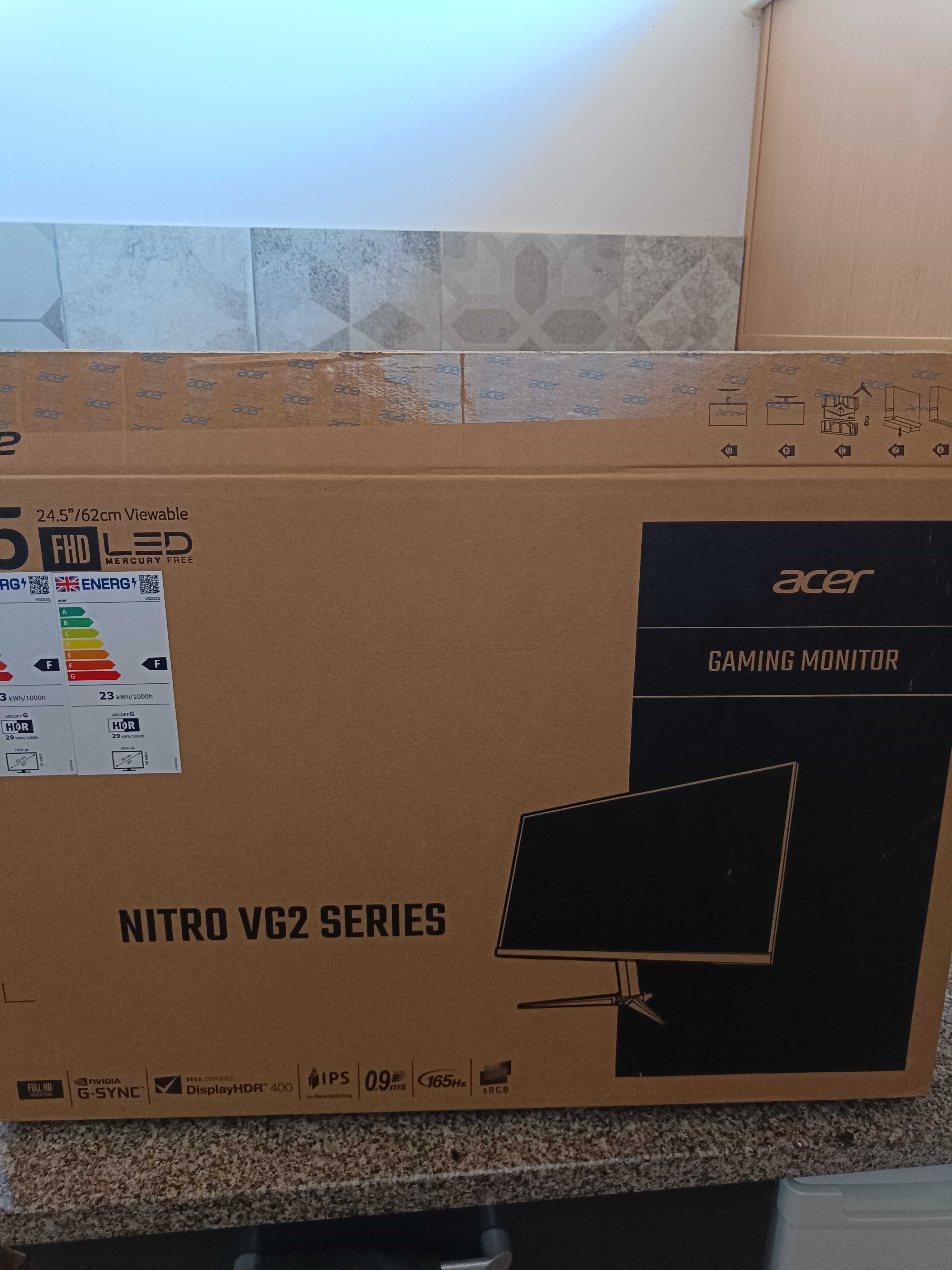 Monitor ACER Nitro VG2 VG252Q P (24.5'' - Full HD - LED)