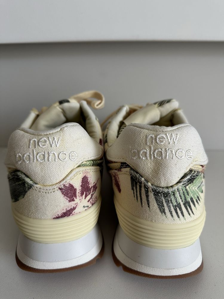 Nowe buty New Balance damskie w kwiaty r. 38 Model WL574WOP