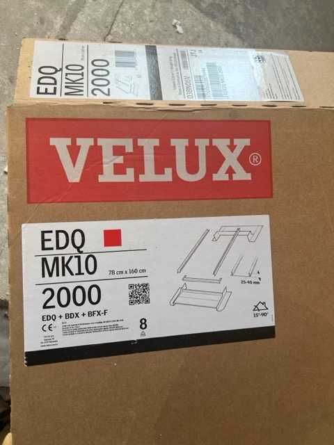 kołnierz  ciepłego montażu velux 78x160 EDQ MK10 2000