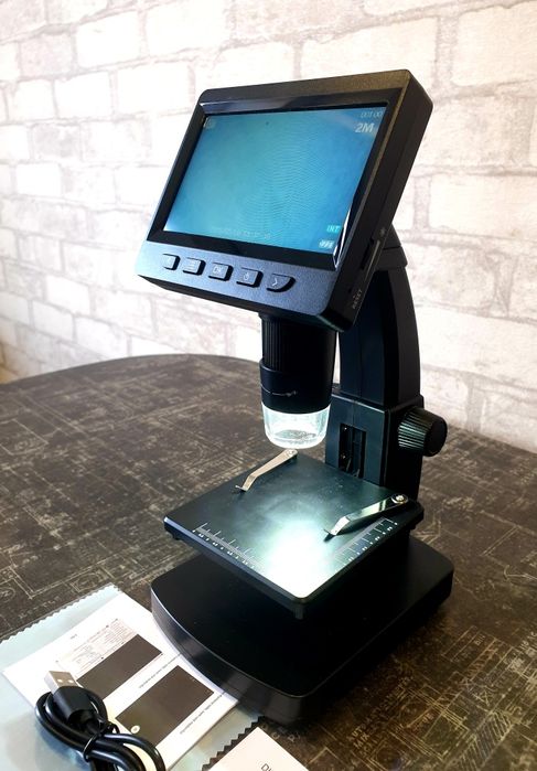 Мікроскоп цифровий (микроскоп) 4.3 дюйма, підключається до комп'ютера.