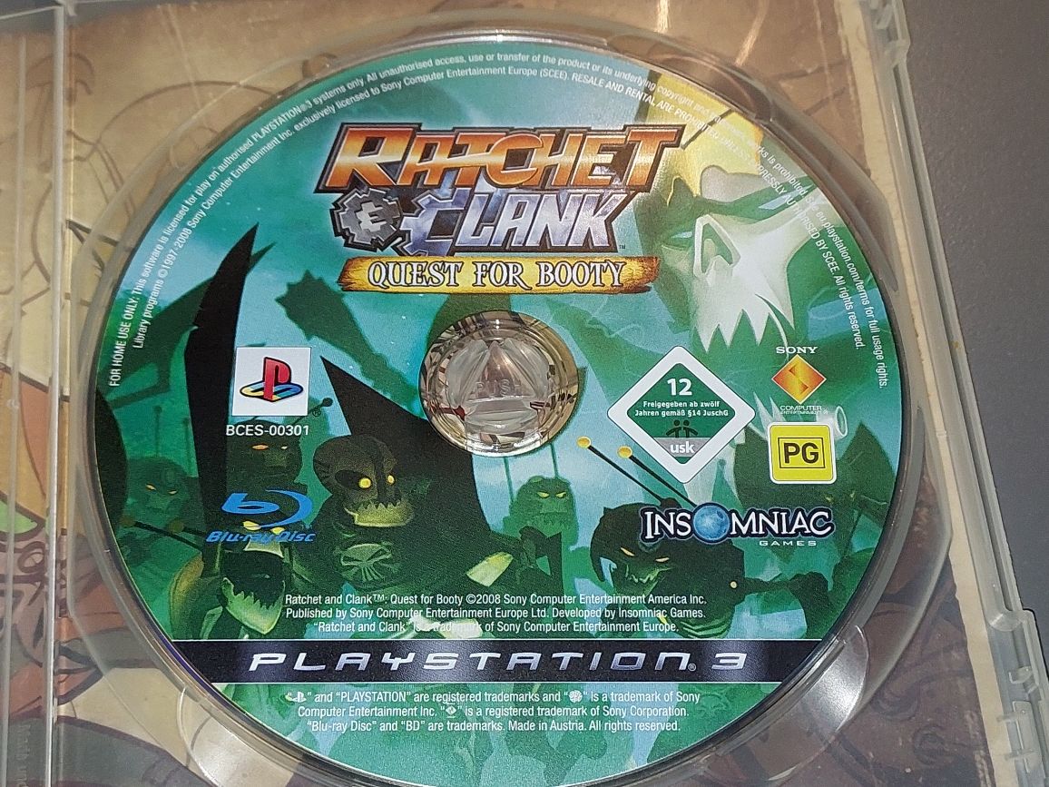 PlayStation Sony Gra konsola PS3 Ratchet Clank Quest for Booty PEGI 7+