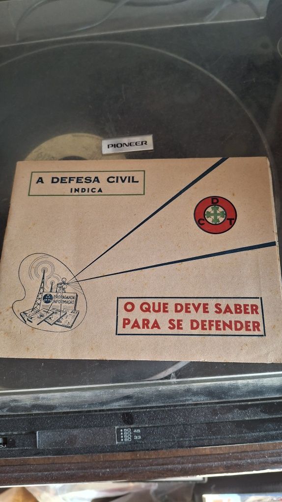Panfleto brochura Legião Portuguesa Defesa Civil raro Estado novo