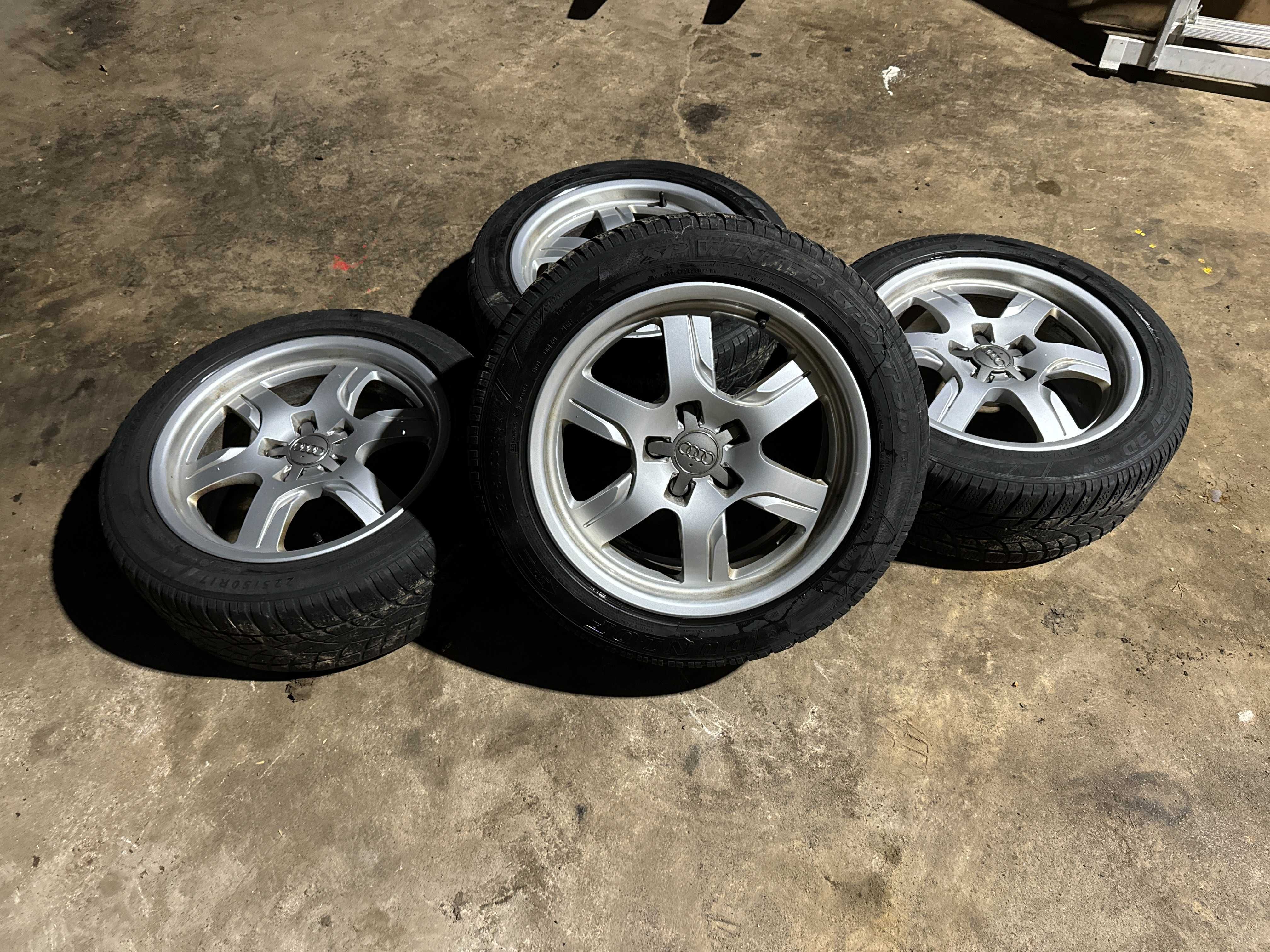 Koła Alufelgi Opony 225/50r17 Audi a3 a4 5 a6 ET28 5x112