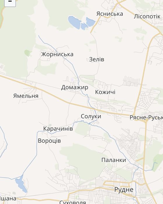 Прожаж землі Солуки (напрямок Яворова ),поруч Львів