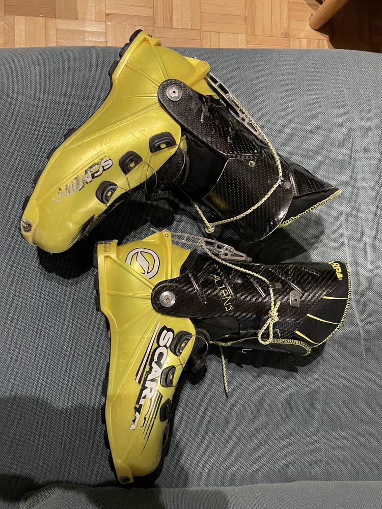 Buty zawodnicze Scarpa Alien 1.0 (carbon), r. 28 (skorupa 27/28 DX)