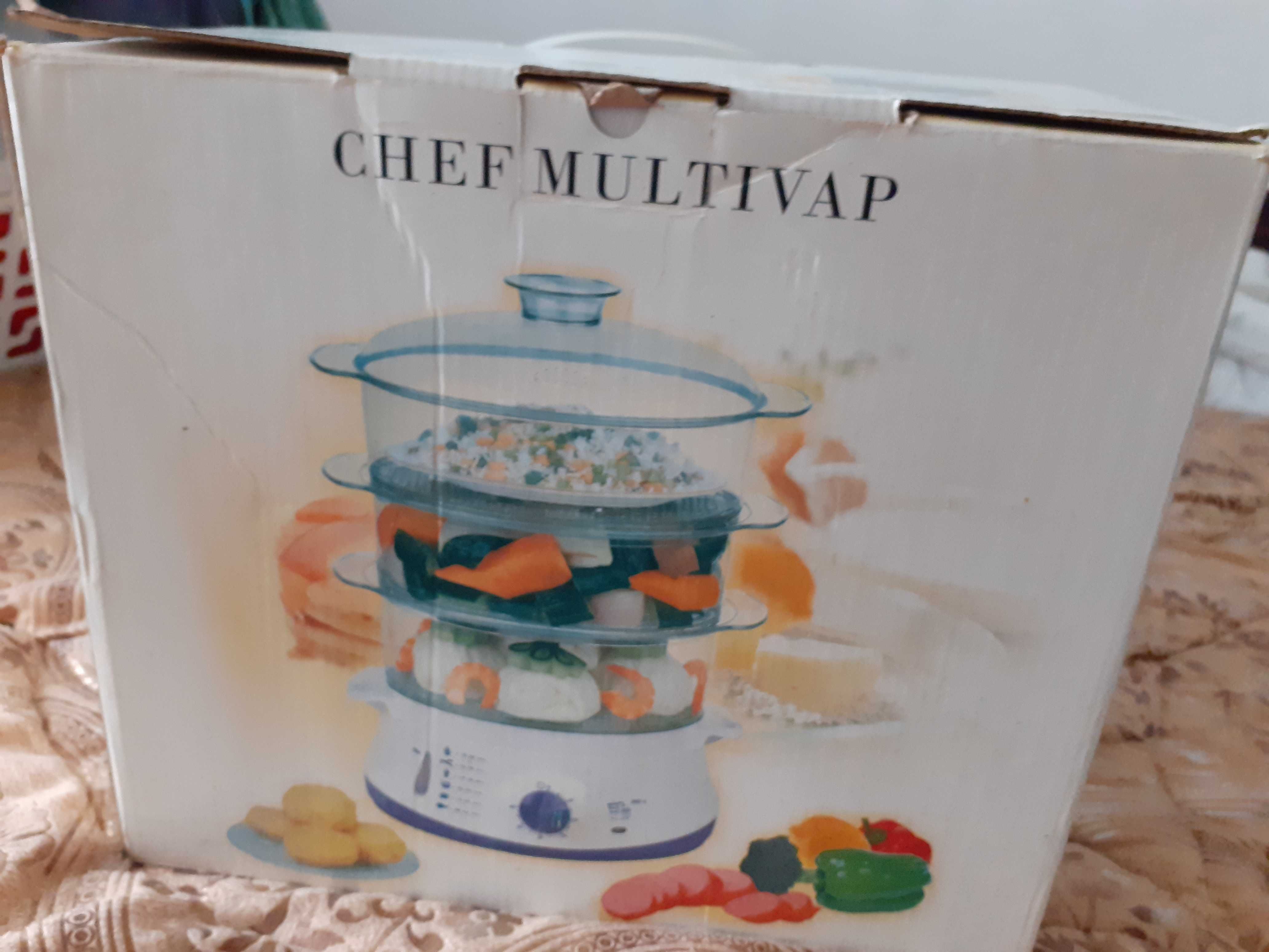Máquina Multivap cozinha a vapor elétrica