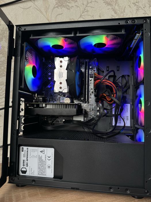 Продам ПК i5 10400f + GTX 1050ti + 16gb ram + M2 + SSD 256gb + 1TB HDD