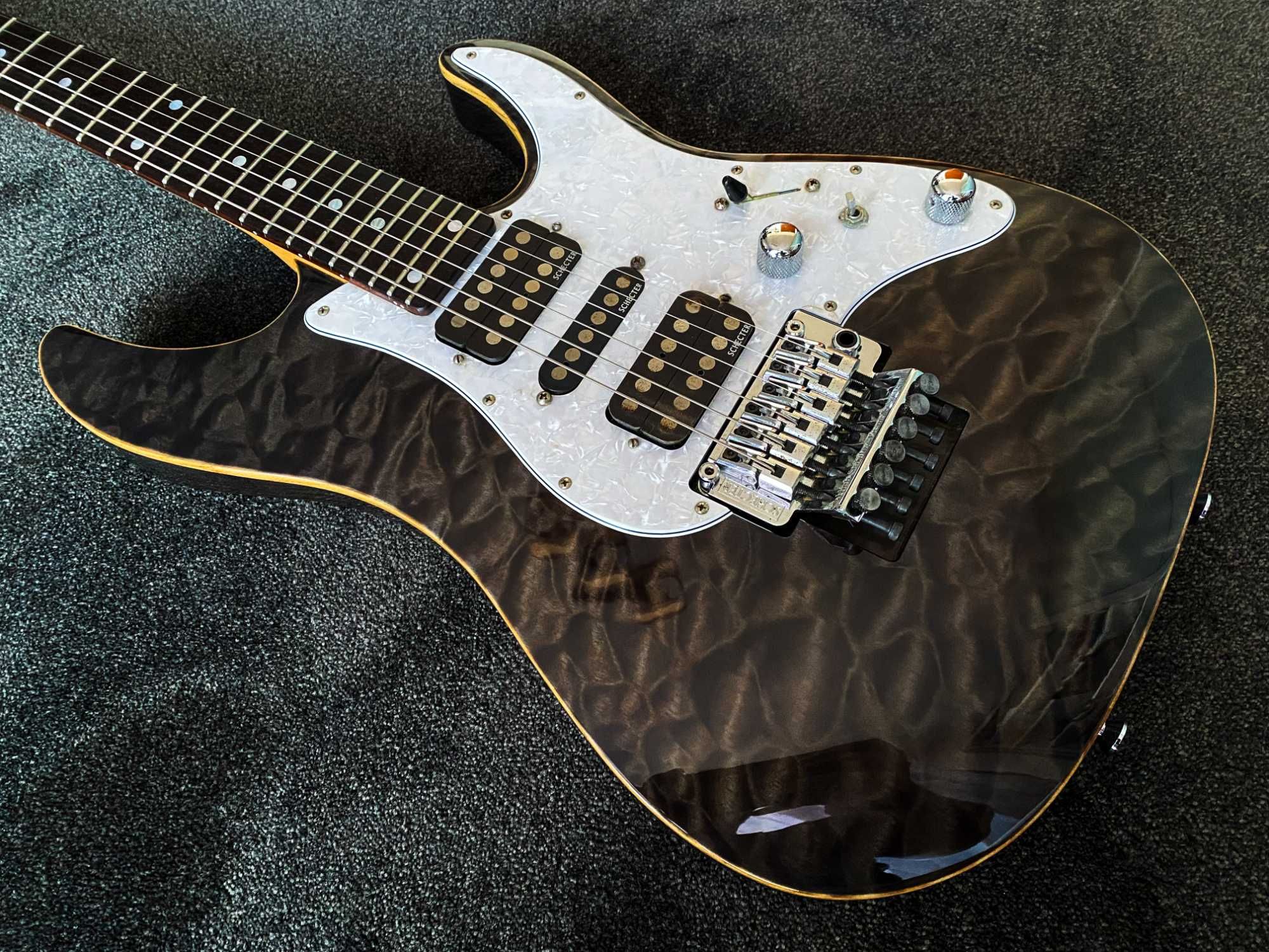 Schecter SD-2-24-AS STBK/R + gig bag