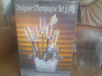 Balde de vidro (Disigner Champagne Set 5-Dlg)