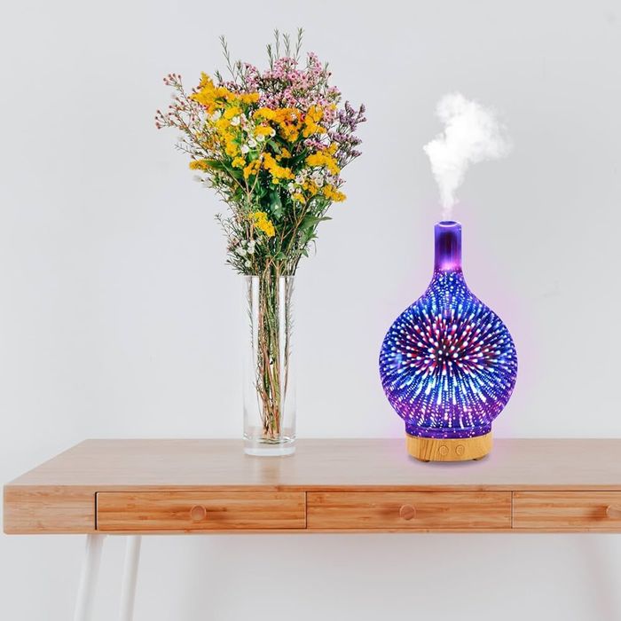 Nawilrzacz Powietrza Dyfuzor Zapachowy Aromaterapia Jonizator Lampka N