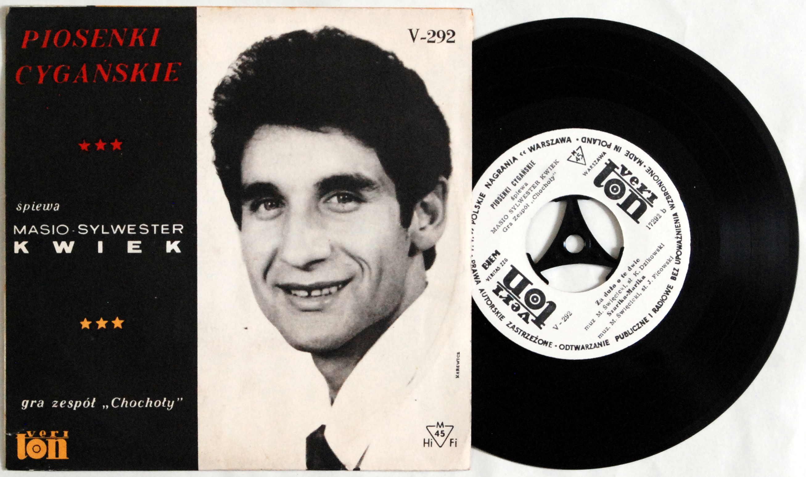 Masio Sylwester Kwiek, Chochoły - Piosenki Cygańskie 1964r. VG+
