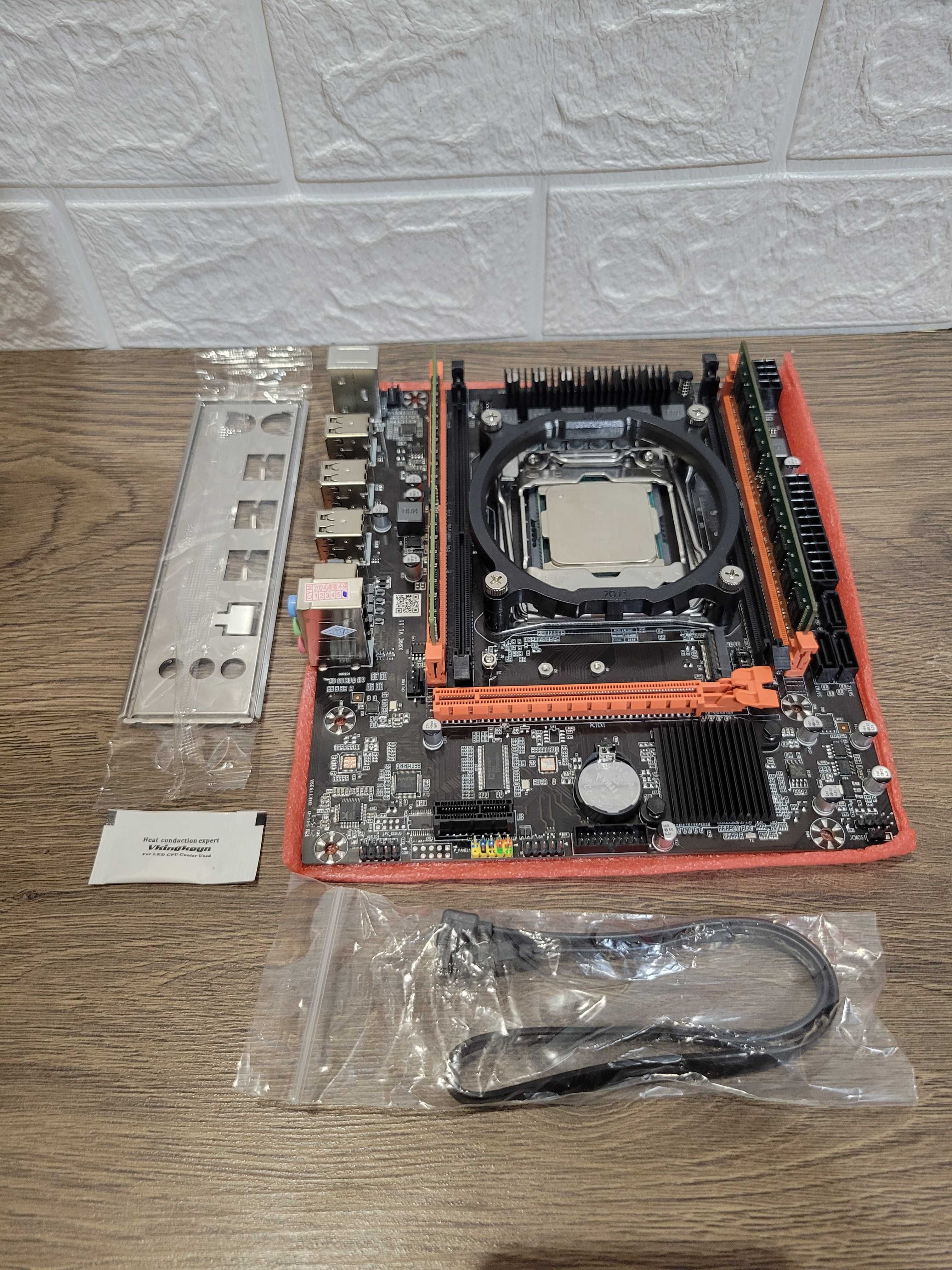 Потужний комплект x99 2011v3 xeon 2630v4 ОЗП 16гб DDR4