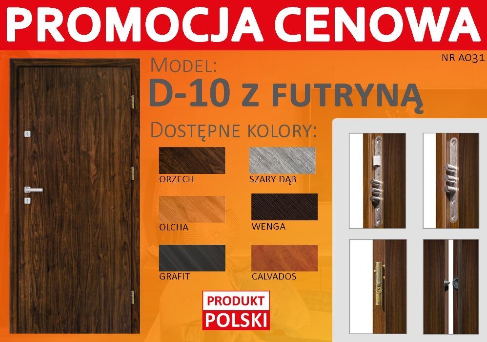 Drzwi wejściowe do mieszkania w bloku z montażem! PRODUKT POLSKI!