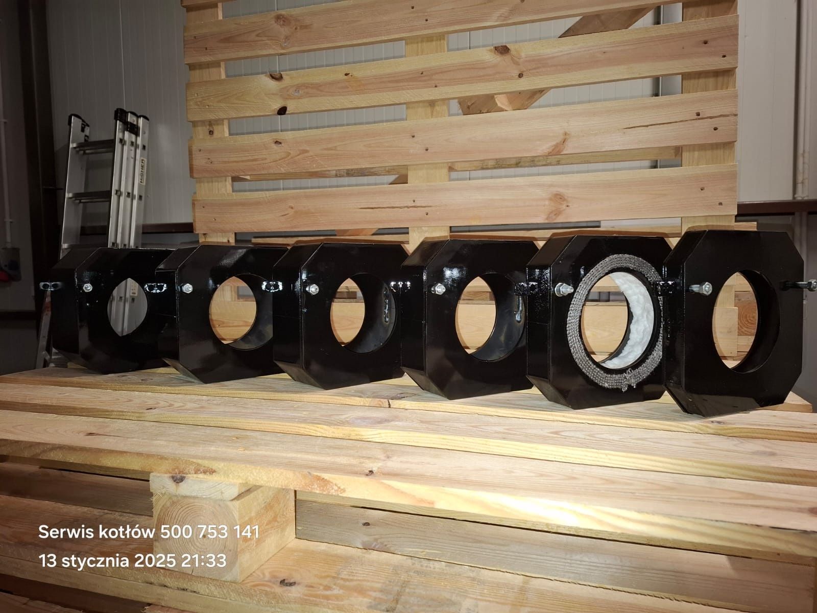 Flansza palnika Kipi dystans kryza nowa solidna ocieplona 10-20 kW moc