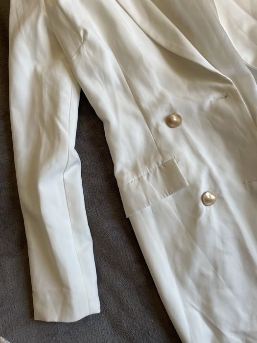 Сукня-піджак біла