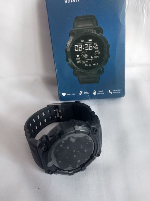 Smartwatch smartband gumowy pasek