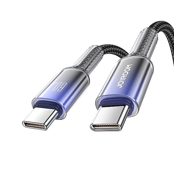 Kabel Joyroom S-A42 Crystal-Clear Series 60W USB-C - USB-C 1,2m - czar