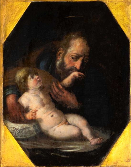 Pintura José Menino Jesus Arte Sacra | século XVII