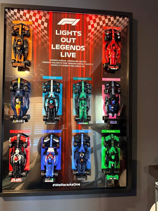 Quadro para lego speed champions fprmula 1