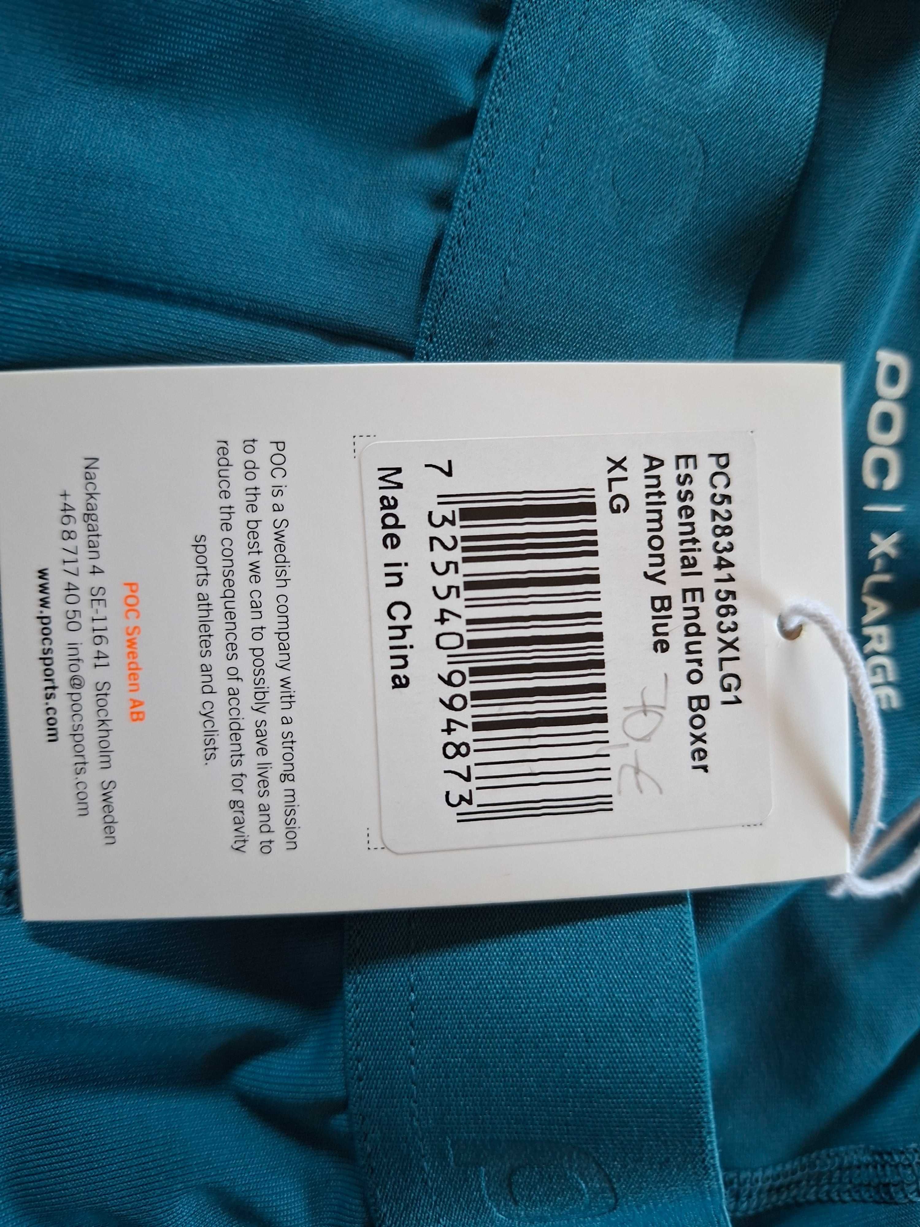 POC Essential Boxer - Antymonowy niebieski rozmiar XLG